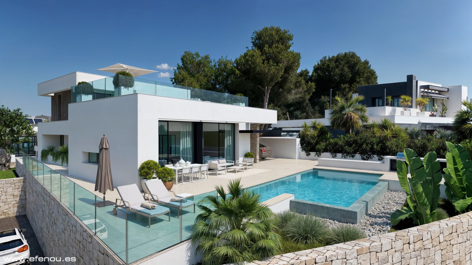 Luxury Chalet for Sale in Moraira, 4 Bedrooms and Private Pool