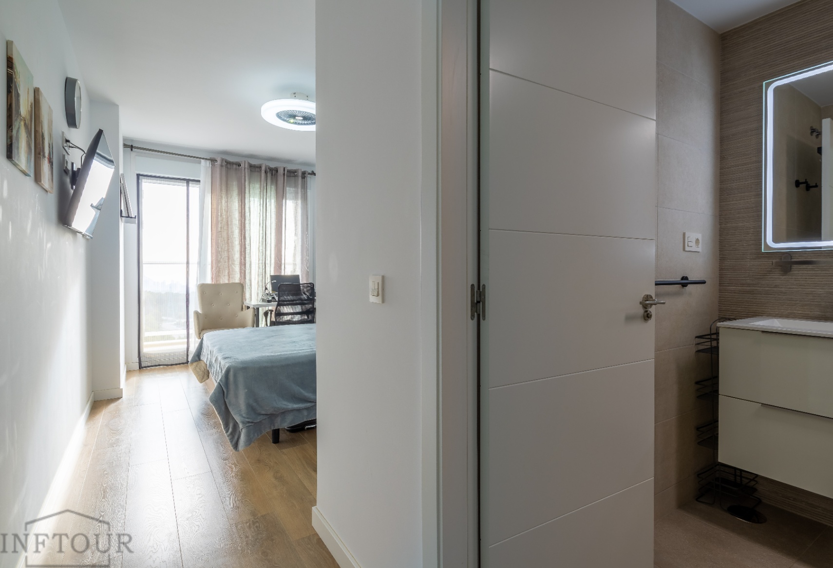 Wohnung in Calpe mit Meerblick und Pool – 2 Schlafzimmer, Terrasse und Parkplatz