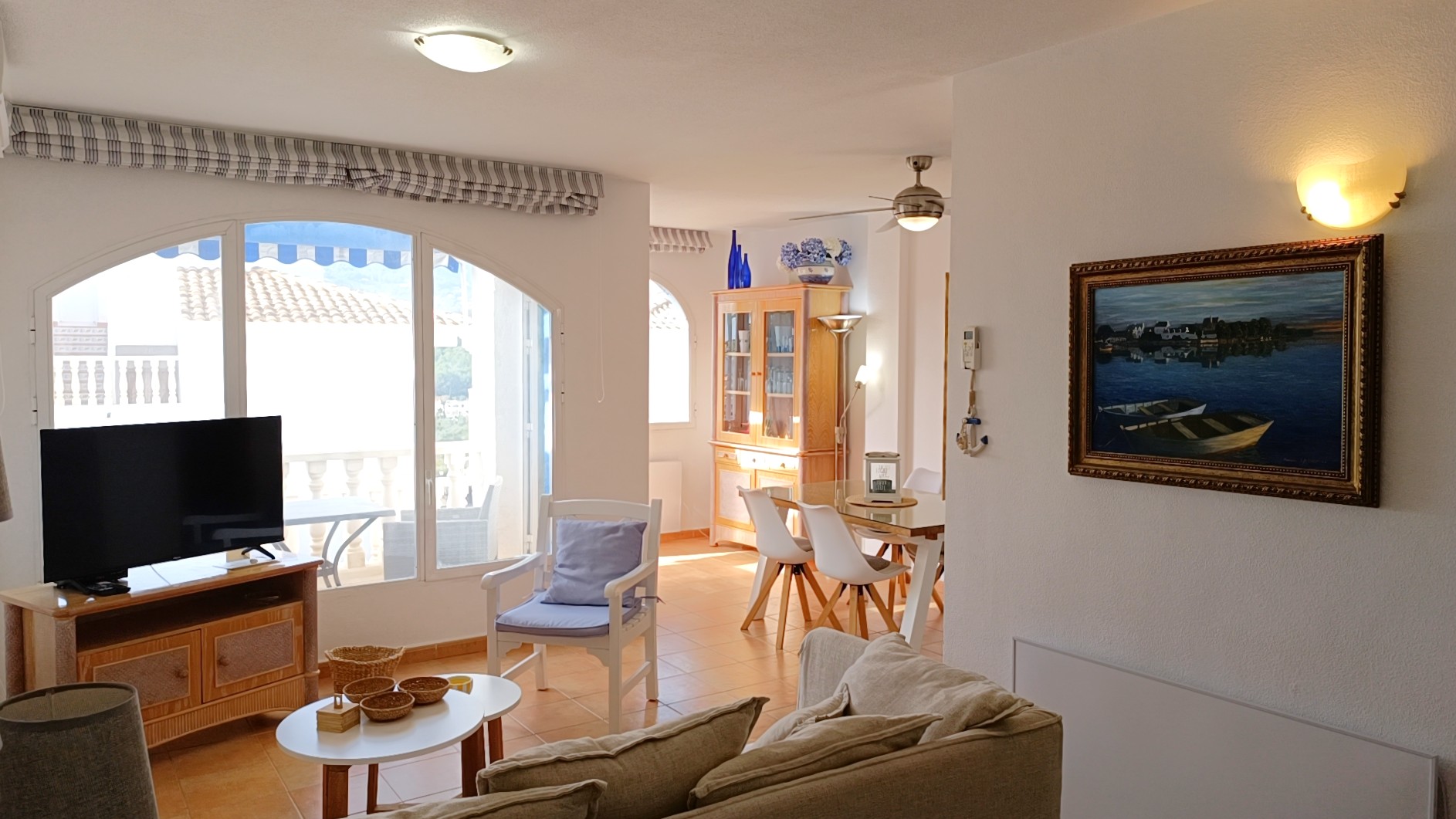 2-Bedroom Apartment with Large Terrace, Swimming Pool and Parking in Casanova Area of Calpe