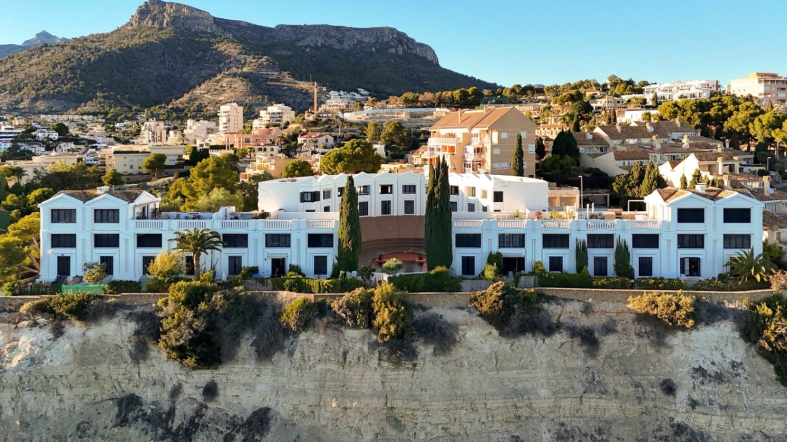 Exclusive Designer Duplex by Ricardo Bofill Overlooking the Sea in La Manzanera, Calpe