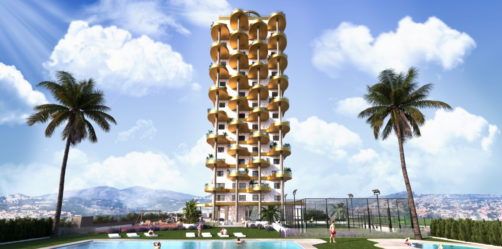 Brand new apartment for sale in Calpe with 3 bedrooms - Arenal Bol area