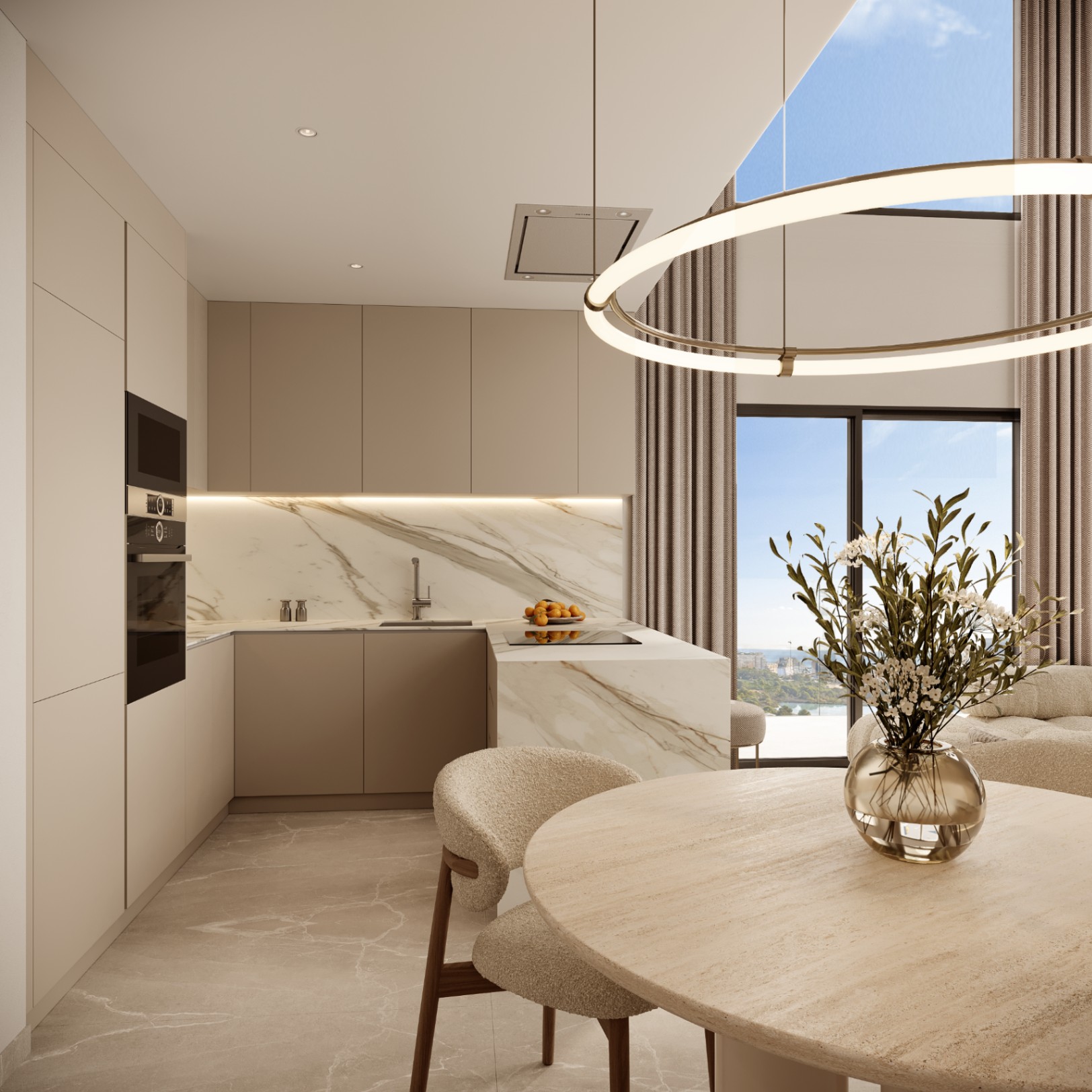 Appartamento di nuova costruzione con 3 camere da letto in vendita a Calpe | Camporrosso Towers — foto 28