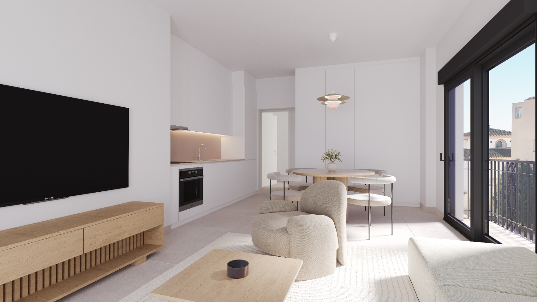 Sea View Apartment in Benissa with 2 Bedrooms