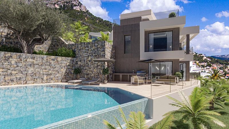 Luksusowy chalet na sprzedaż w Calpe, Cucarres: 4 sypialnie, 3 tarasy, prywatny basen i wiele więcej — zdjęcie 5