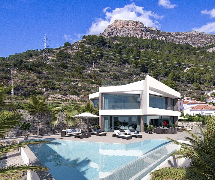 Luxury Chalet in Calpe, Cucarres: 4 Bedrooms and Private Pool