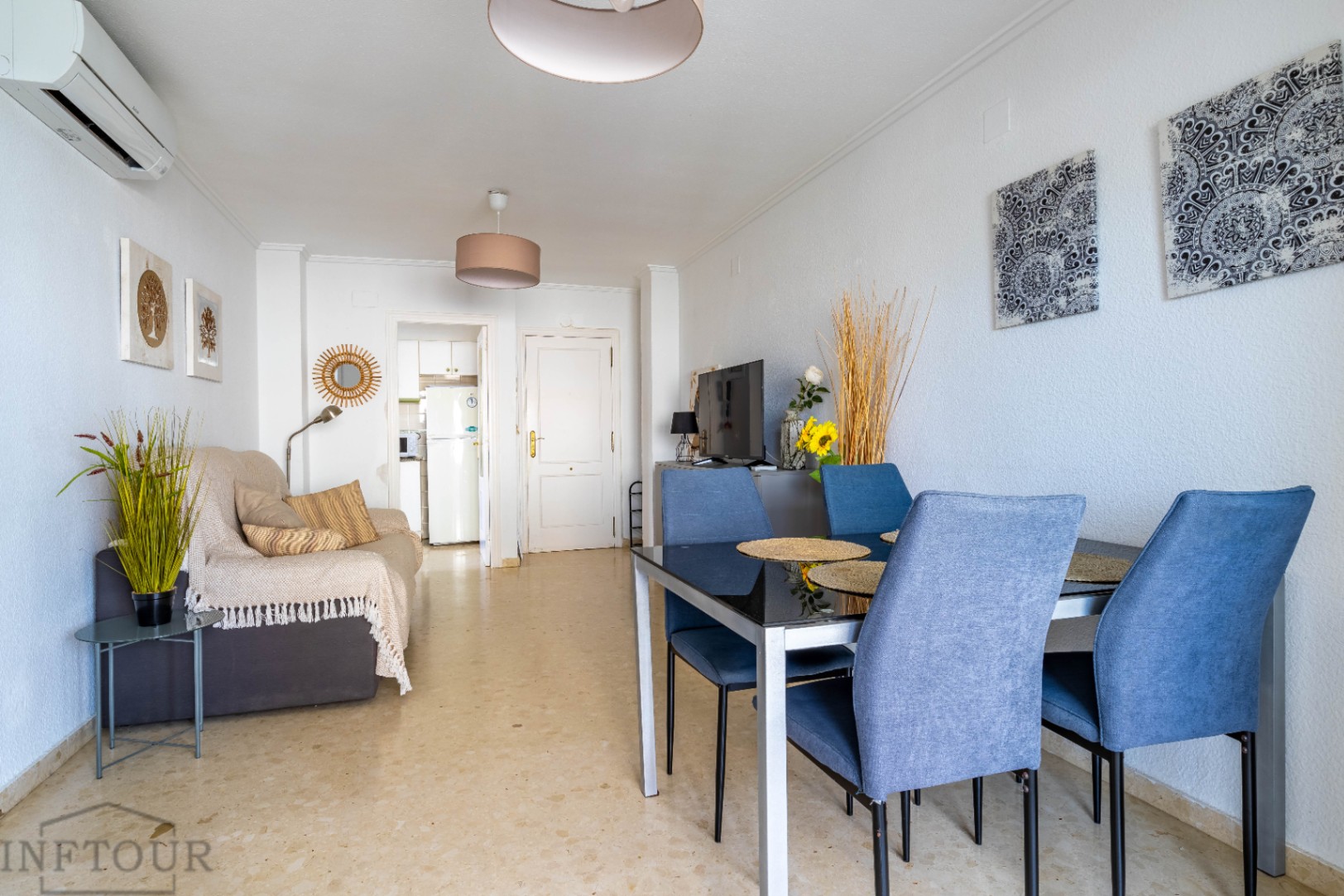 Apartment with sea and mountain views in central and quiet area of Calpe, with 2 bedrooms and swimming pool — photo 3