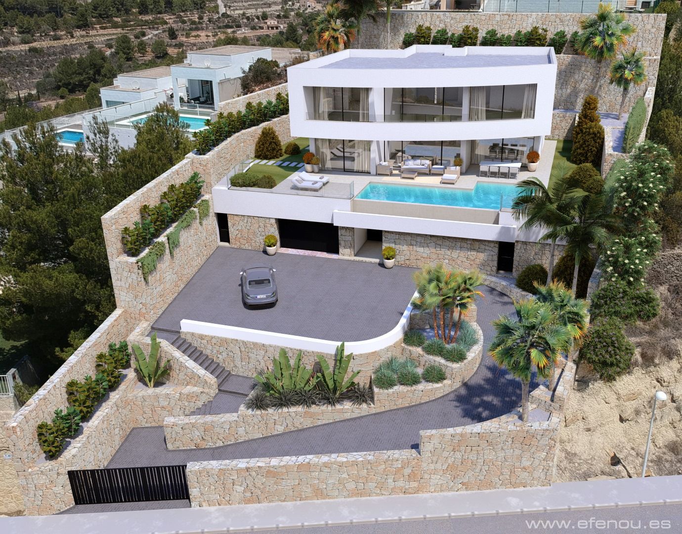Beautiful luxury villa 5400 m from Calpe beach