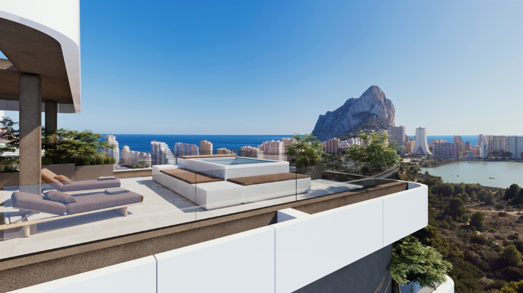 Penthouse for sale with 3 bedrooms and private pool in Calpe — photo 4